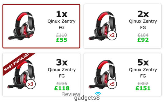 Qinux Zentry FG Prices