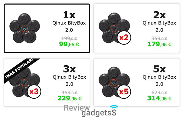 Qinux Bitybox 2.0. Prices
