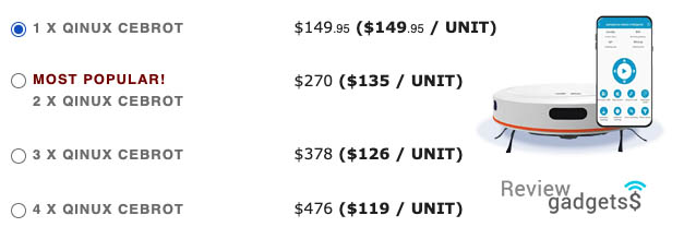 Qinux Cebrot Prices