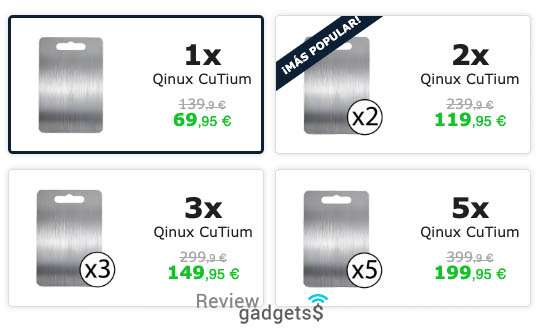 Qinux Cutium Prices
