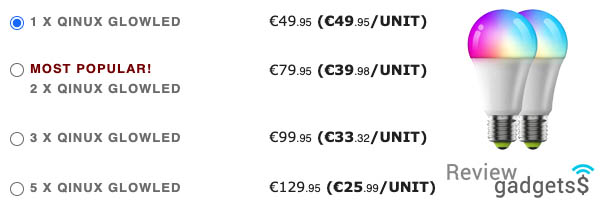 Qinux Glowled Prices