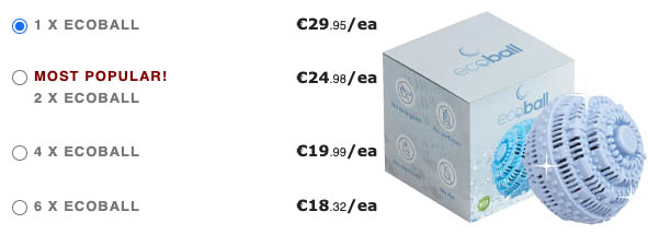 ecoball prices