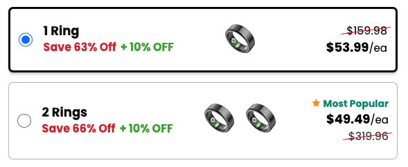 herz p1 smart ring prices
