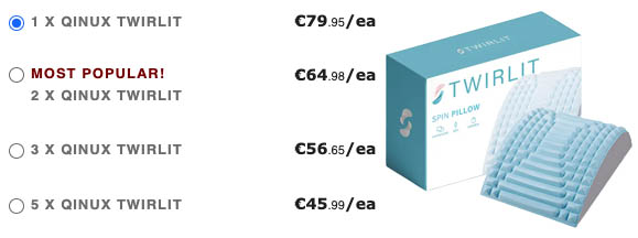 qinux twirlit prices