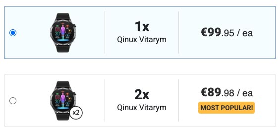 qinux vitarym prices