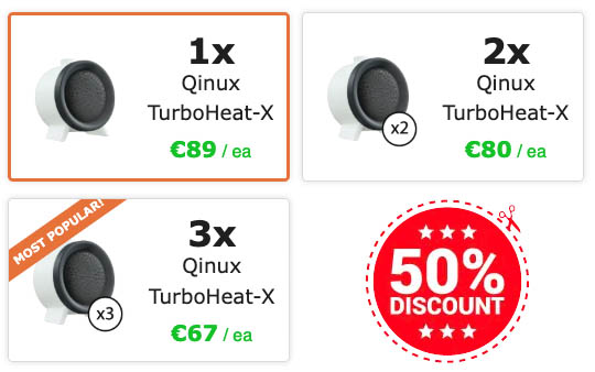 Qinux TurboHeat-X prices