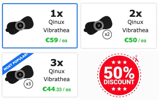 qinux Vibrathea prices