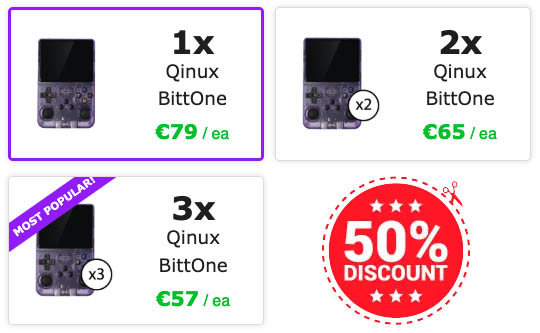 qinux bittone prices
