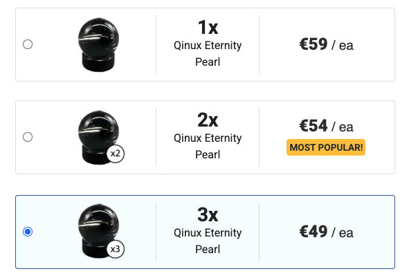 Qinux Eternity Pearl prezzo