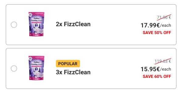 fizzclean prices precios